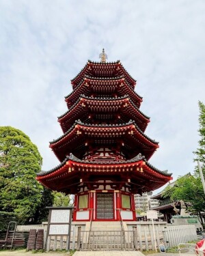 川崎大師八角五重塔