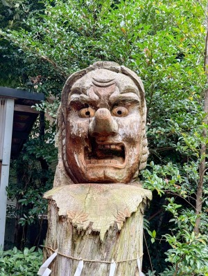 大綱金刀比羅神社の天狗さま