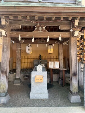 菊名神社の手水舎