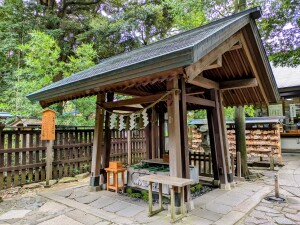 駒木諏訪神社手水舎